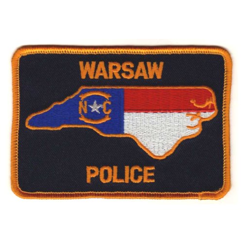 Warsaw - North Carolina Police Patch - Click Image to Close